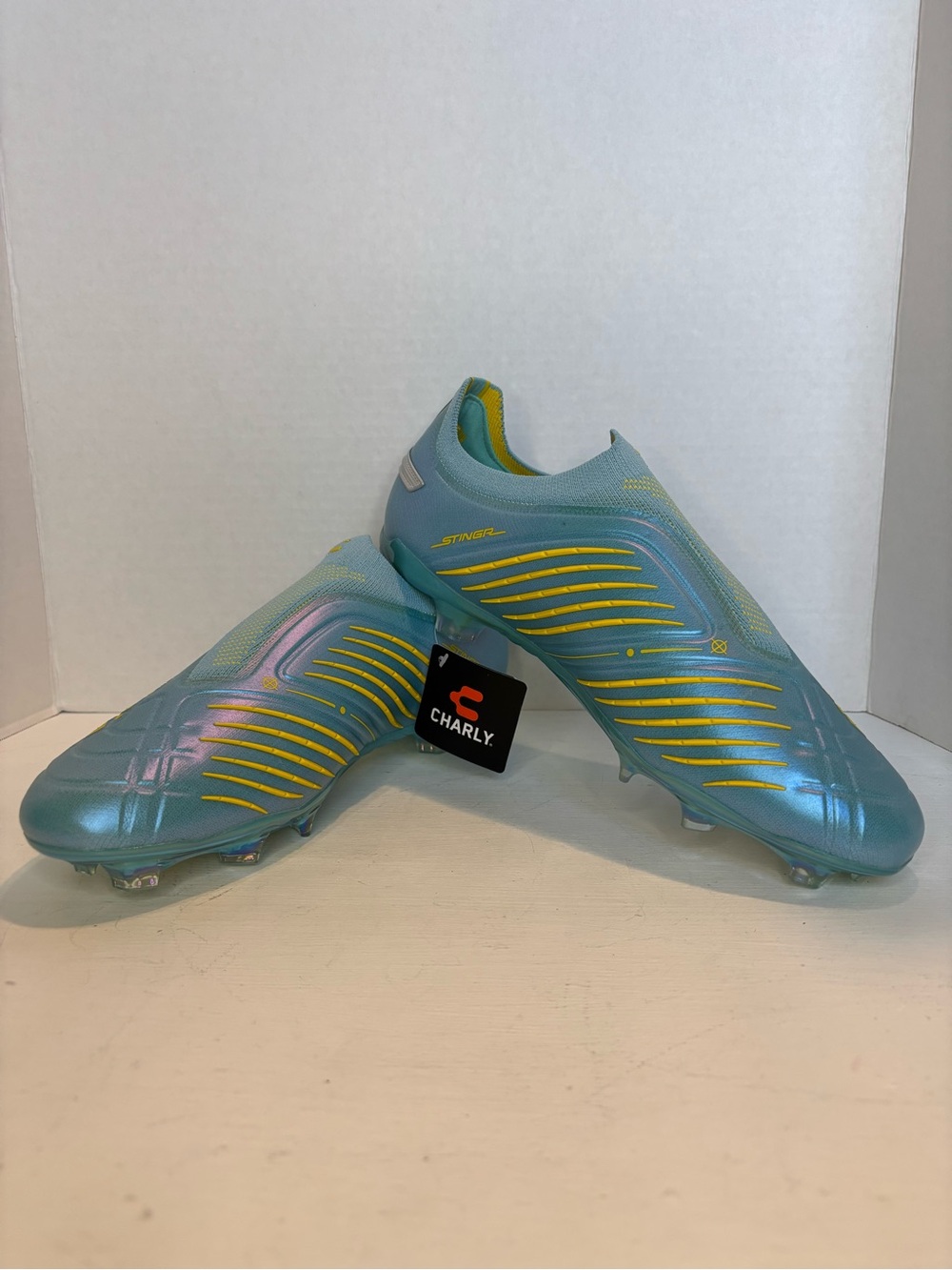 Charly Stingr PFX Laceless FG Soccer Cleats Brand New size US Men’s 9.5